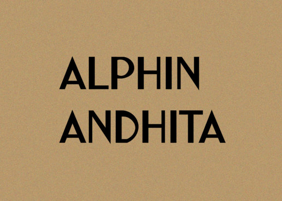 Alphin Andhita: The Minimal Font for Bold Marketing
