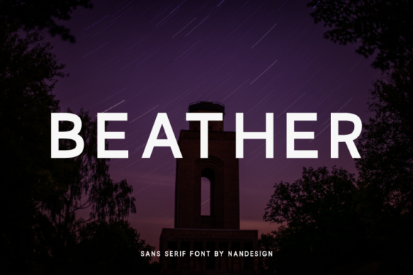 Beather: The Minimal Sans Serif Font for Modern Crafters