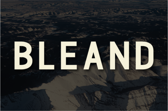 Bleand: The Perfect Sans Serif Font for Crafters