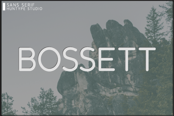 Bossett: A Clean Sans Serif Font for Editorial Design