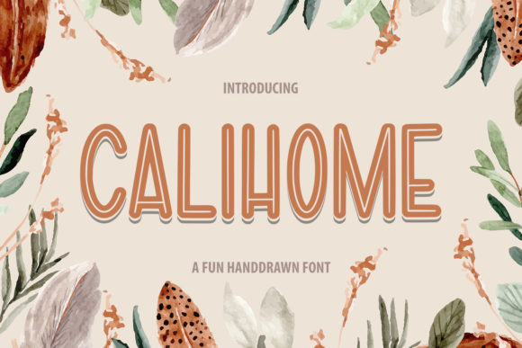 Calihome: A Clean Sans Serif Typeface for Modern Editorial Design