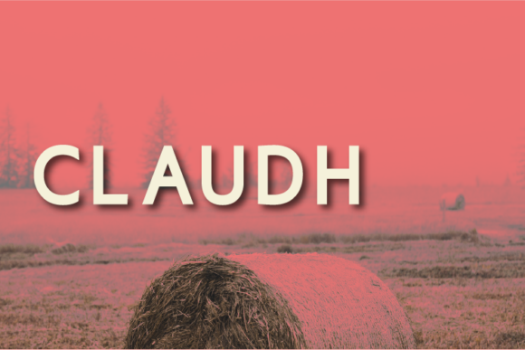 Claudh: A Round Sans Serif Typeface for Modern Branding