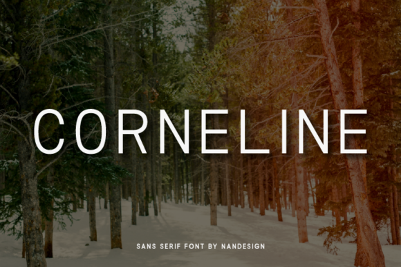 Corneline: The Minimal Sans Serif Font for Bold Marketing