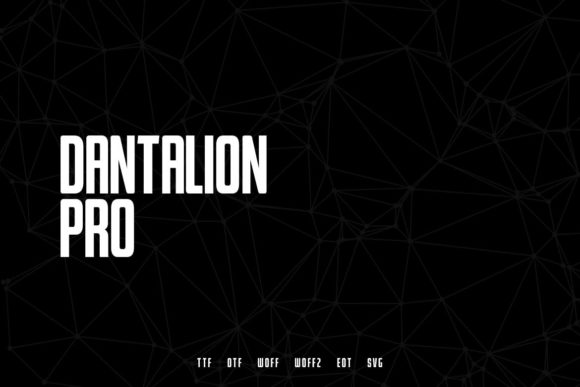 Dantalion: The Minimal Sans Serif Font for Strong Branding