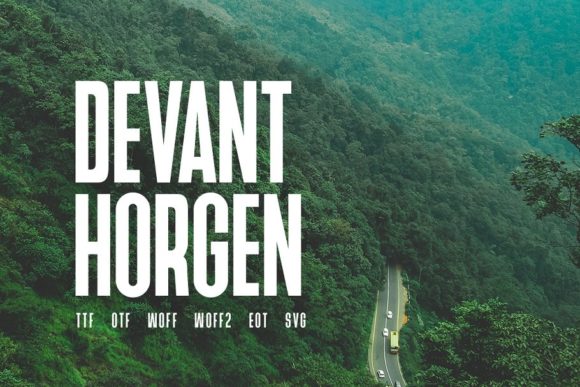 Devant Horgen: A Clean Sans Serif Font for Your Brand