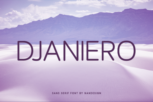 Djaniero: A Clean Sans Serif Font for Modern Web Design