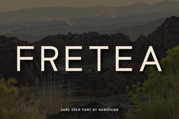 Fretea: A Minimal Sans Serif Font for Modern Editorial Design