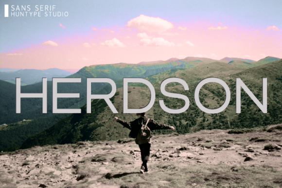 Herdson Font: The Minimal Typeface for Modern Makers