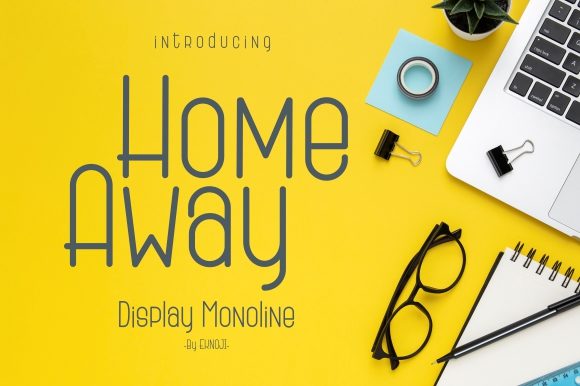 Home Away: A Clean Sans Serif Font for Handmade Brands