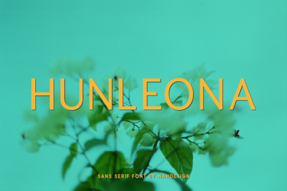 Hunleona: The Clean Typeface That Elevates Small Brands