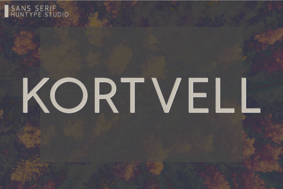 Kortvell: The Simple Sans Serif Font for Small Business Branding