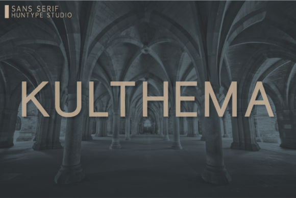 Kulthema: The Minimal Sans Serif Font for Clear Campaigns