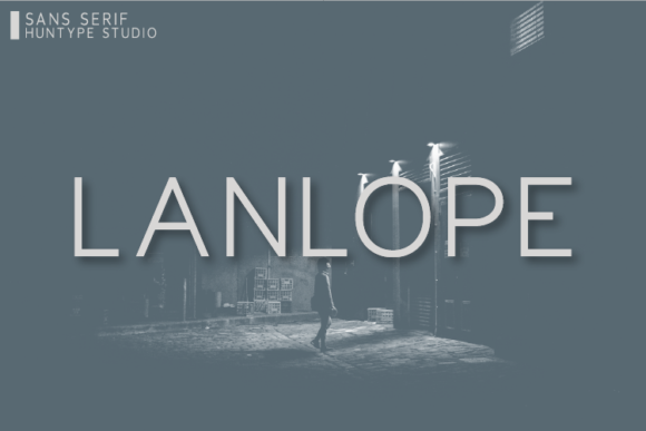 Lanlope: The Clean Sans Serif Font for Bold Branding