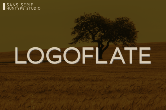 Logoflate: A Modern Sans Serif Typeface for Editorial Design