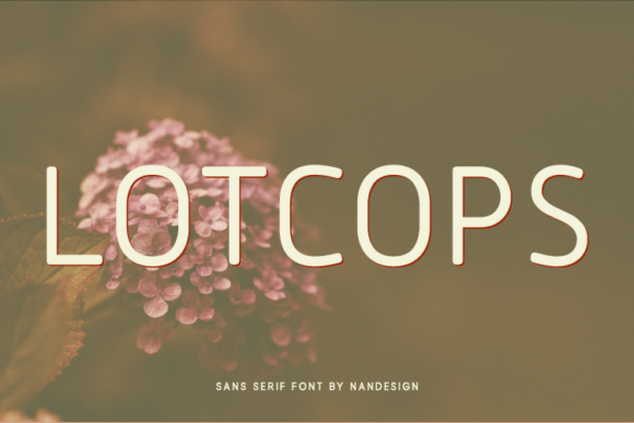 Lotcops: A Modern Sans Serif Typeface for Editorial Design