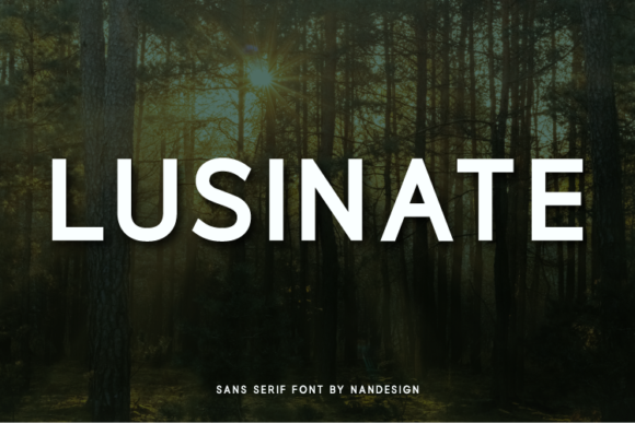Lusinate: A Modern Sans Serif Font for Web Design