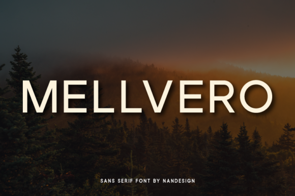 Mellvero: A Minimal Sans Serif Font for Modern Editorial Design