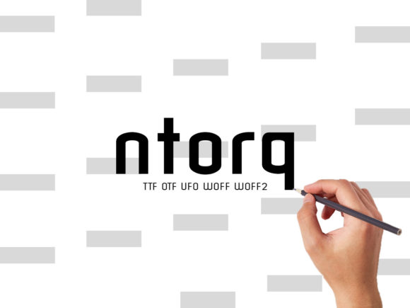 Ntorq: A Minimal Sans Serif Font for Modern Editorial Design