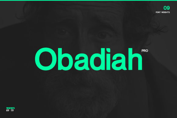 Obadiah Pro: A Versatile Sans Serif for Editorial Design