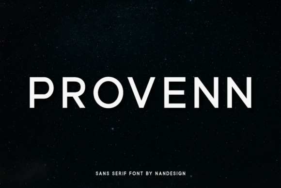 Provenn: The Minimal Sans Serif Font for Bold Marketing