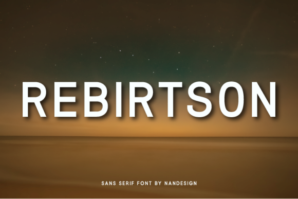 Rebirtson: The Versatile Sans Serif Font for Small Business Branding
