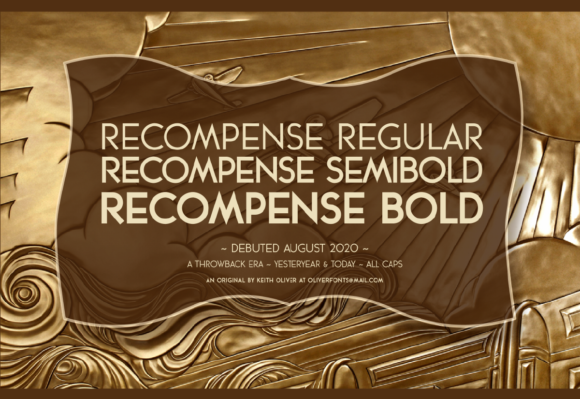 Recompense: A Minimal Sans Serif Font for Crafters
