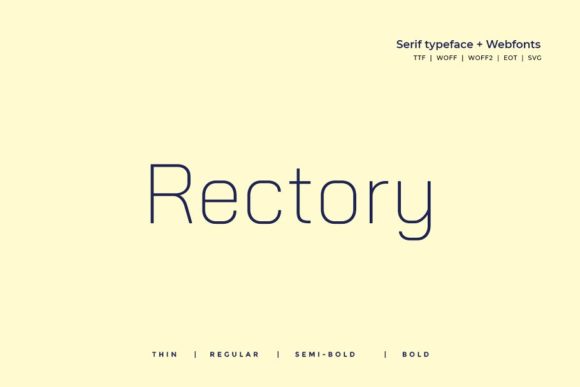 Rectory Font Review: A Delicate Sans Serif for Modern Campaigns