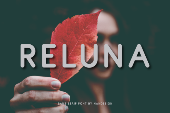Reluna: A Modern Sans Serif Typeface for Editorial Design