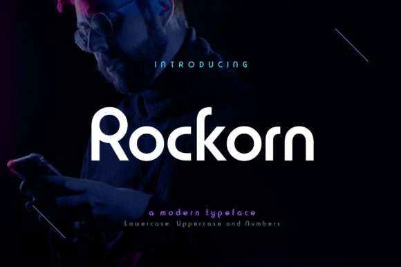 Rockorn: A Minimal Sans Serif Typeface for Modern Branding