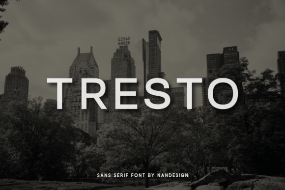 Tresto: The Minimal Sans Serif Font for Crafters