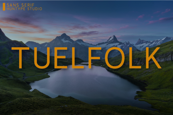 Tuelfolk: A Versatile Sans Serif Font for Editorial Design