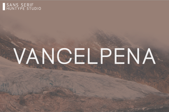 Vancelpena: A Minimal Sans Serif Font for Editorial Design