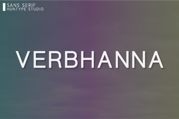 Verbhanna: A Clean Sans Serif Font for Stronger Brands