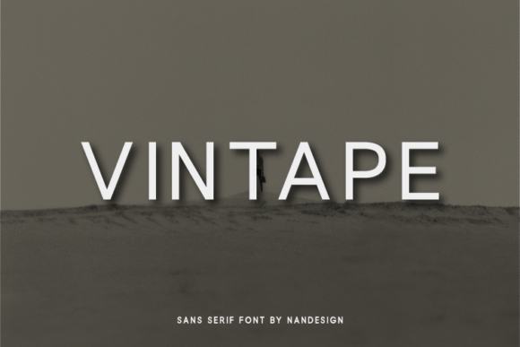Vintape: The Minimal Sans Serif Font for Makers