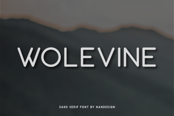 Wolevine: A Minimal Sans Serif Font for Modern Branding